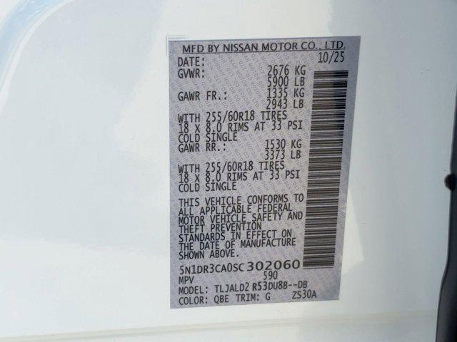 new 2025 Nissan Pathfinder car, priced at $35,491