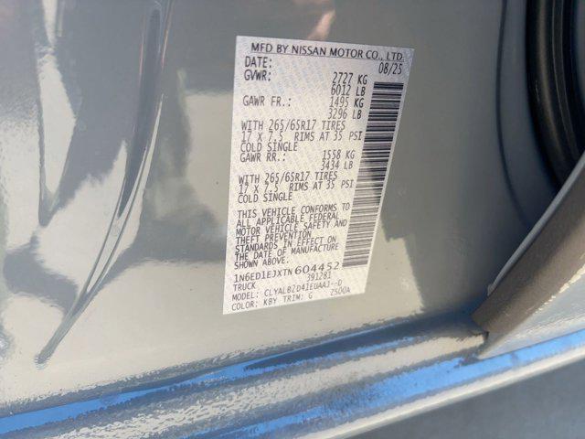 new 2026 Nissan Frontier car, priced at $36,399