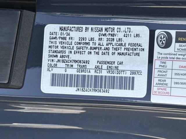 new 2024 Nissan Z car, priced at $59,992