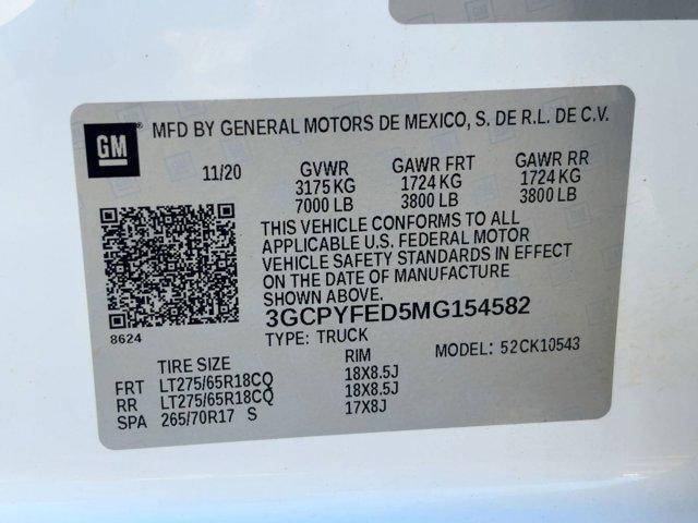 used 2021 Chevrolet Silverado 1500 car, priced at $29,898