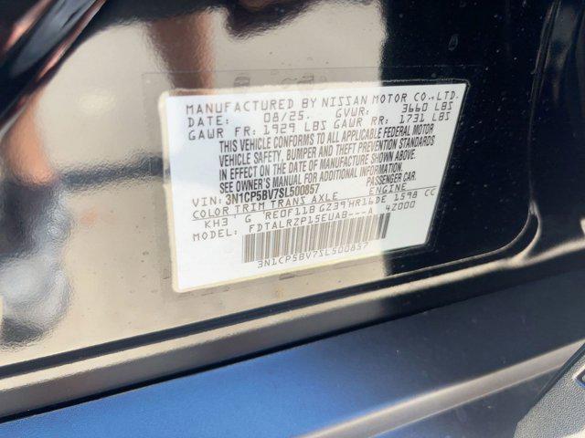 new 2025 Nissan Kicks car, priced at $22,021