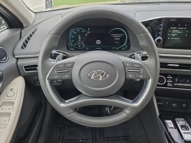 used 2023 Hyundai Sonata Hybrid car, priced at $27,459