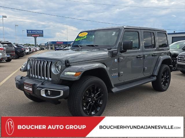 used 2021 Jeep Wrangler Unlimited 4xe car, priced at $31,999