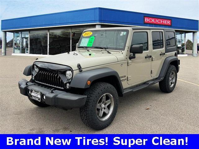 used 2017 Jeep Wrangler Unlimited car, priced at $19,584