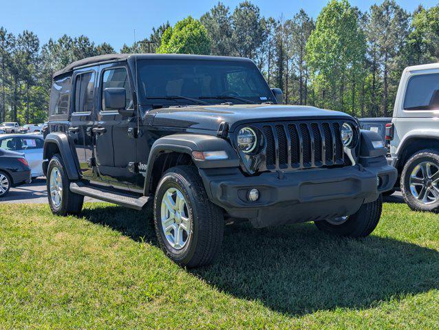 used 2021 Jeep Wrangler Unlimited car, priced at $27,752