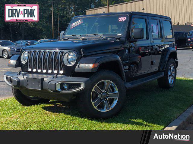 used 2020 Jeep Wrangler Unlimited car, priced at $31,175