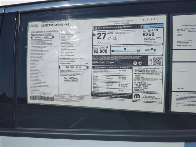 new 2024 Jeep Compass car, priced at $23,831