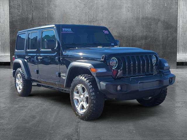 used 2020 Jeep Wrangler Unlimited car, priced at $27,726