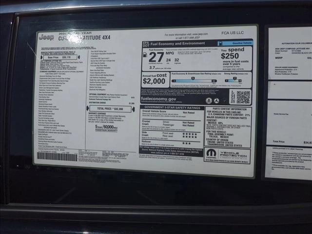 new 2024 Jeep Compass car, priced at $28,624