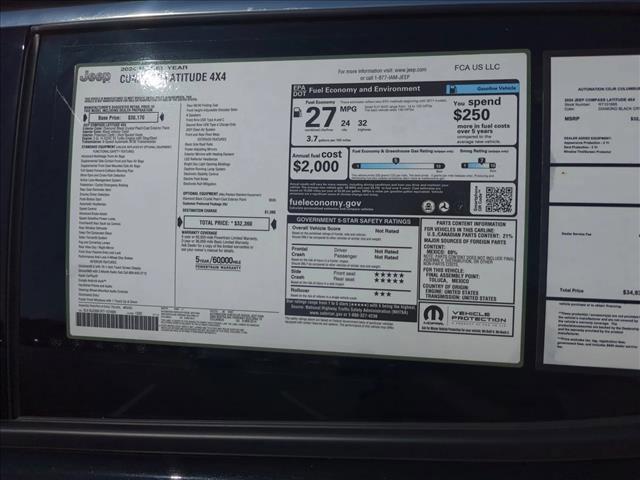 new 2024 Jeep Compass car, priced at $28,624