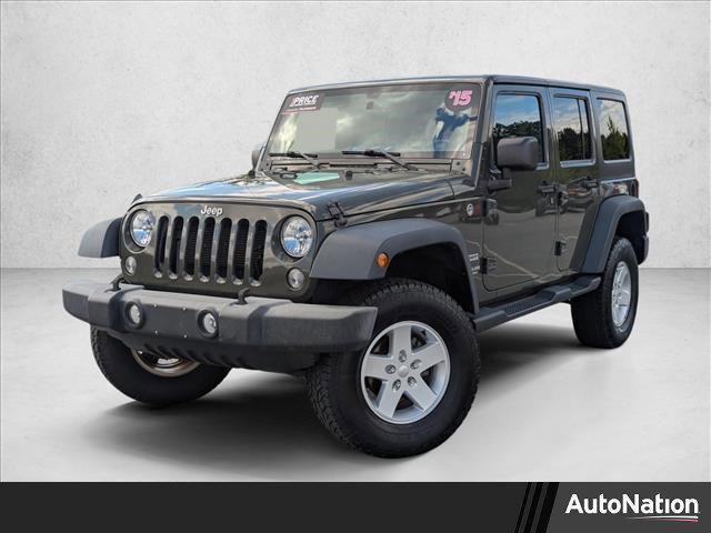 used 2015 Jeep Wrangler Unlimited car, priced at $15,799