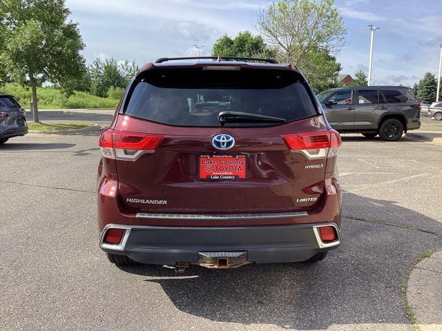 used 2017 Toyota Highlander Hybrid car, priced at $27,499