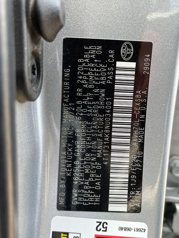 used 2022 Toyota Camry car, priced at $21,995