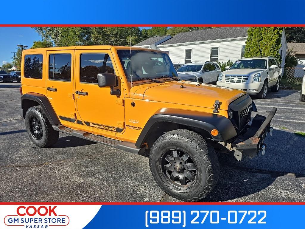 used 2012 Jeep Wrangler Unlimited car, priced at $13,600