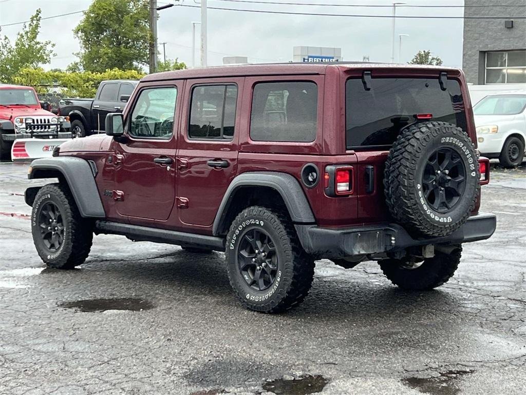 used 2021 Jeep Wrangler Unlimited car, priced at $35,995