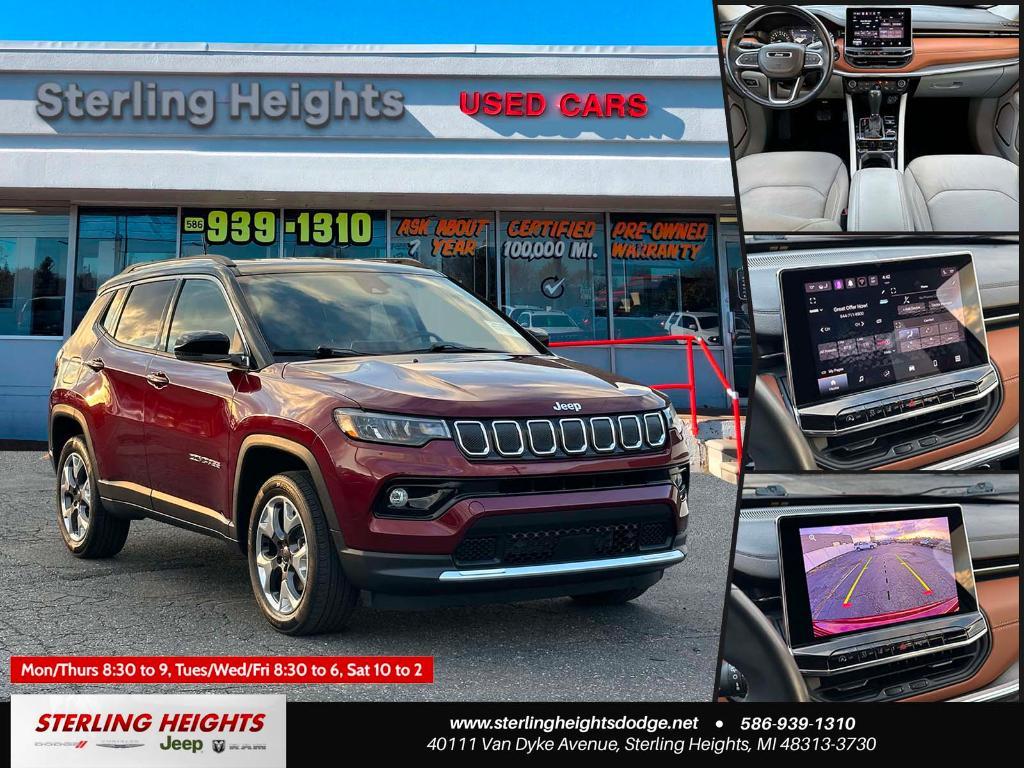 used 2022 Jeep Compass car, priced at $22,995