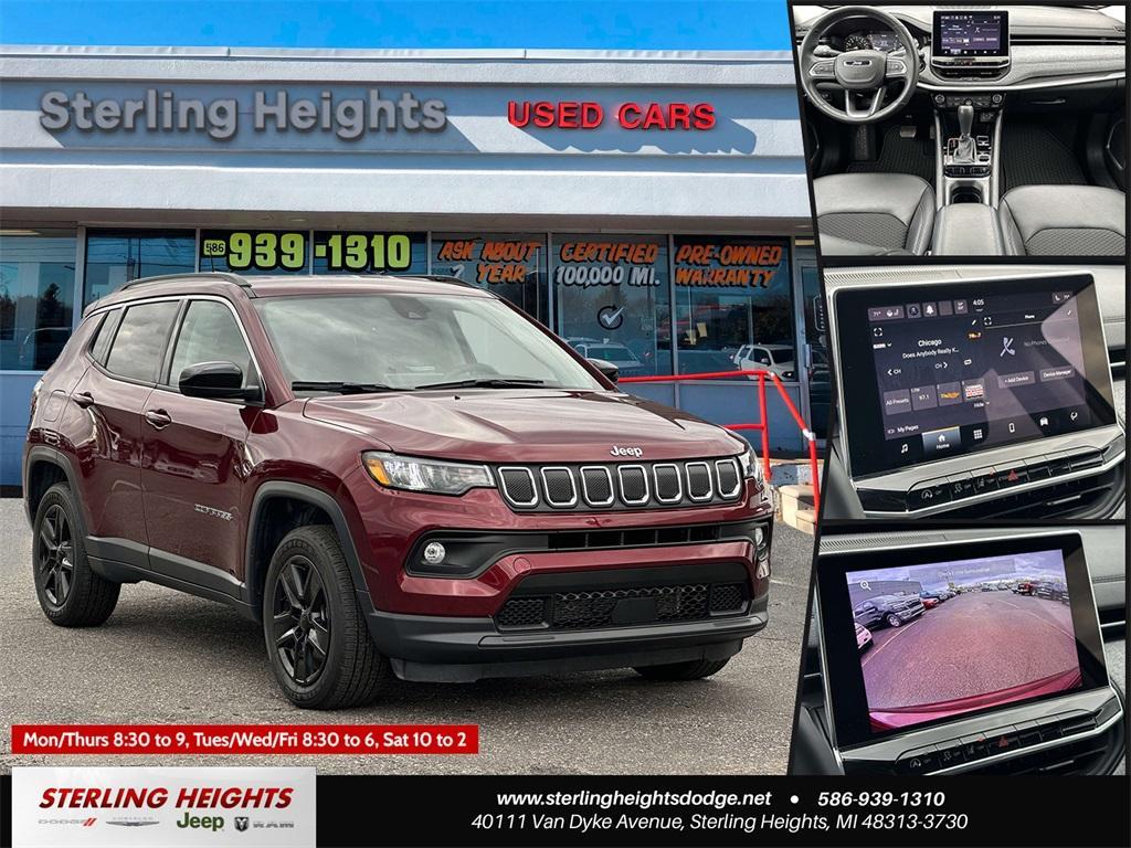 used 2022 Jeep Compass car, priced at $23,995