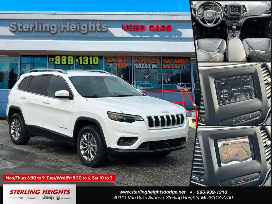 used 2021 Jeep Cherokee car, priced at $24,495