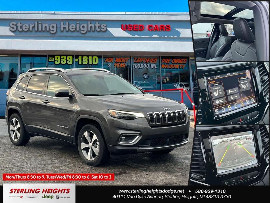 used 2021 Jeep Cherokee car, priced at $26,495