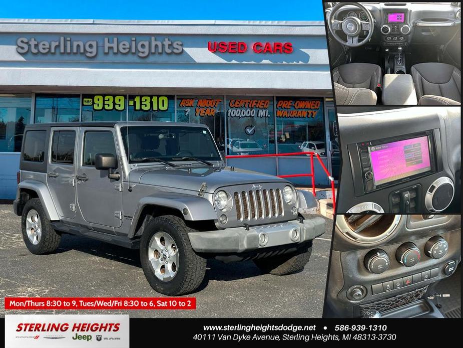 used 2014 Jeep Wrangler Unlimited car, priced at $12,769