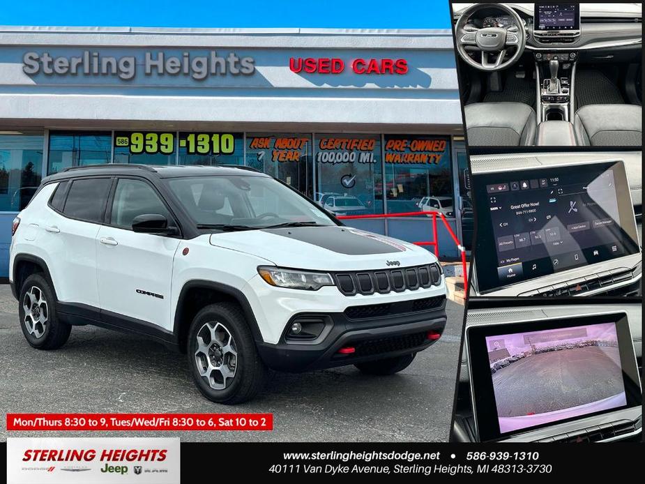 used 2022 Jeep Compass car, priced at $23,995