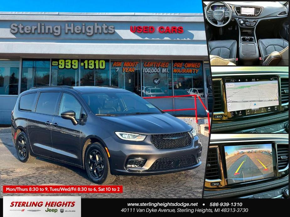 used 2021 Chrysler Pacifica Hybrid car, priced at $33,495