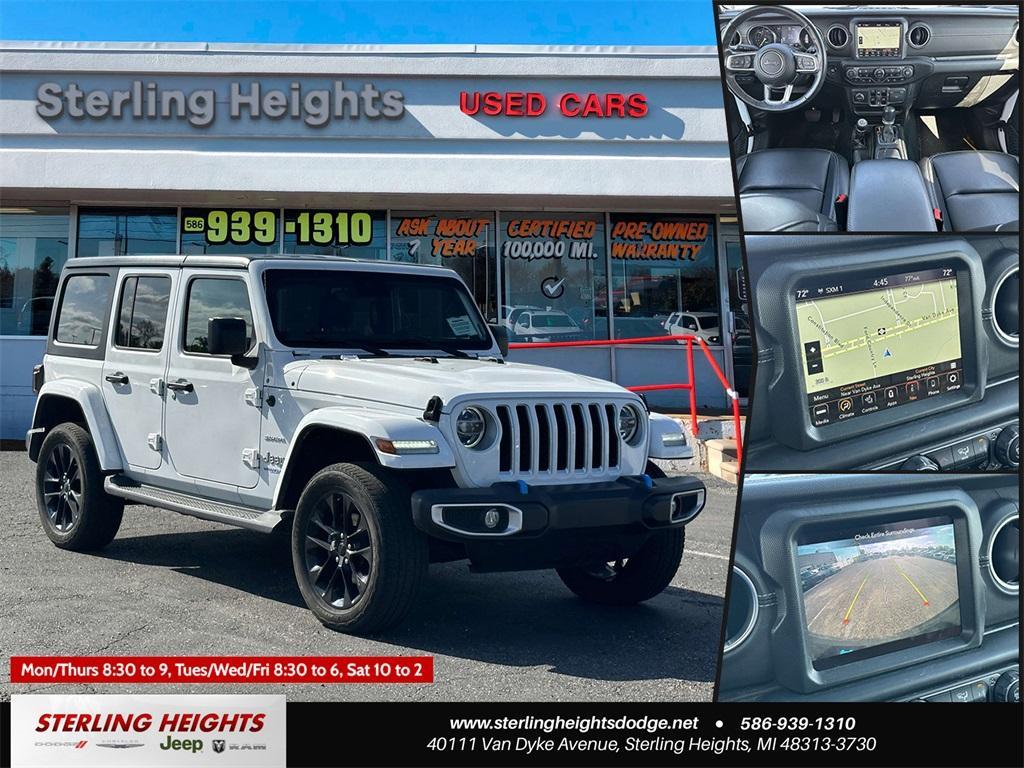used 2022 Jeep Wrangler Unlimited 4xe car, priced at $33,995