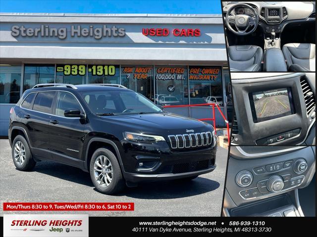 used 2021 Jeep Cherokee car, priced at $22,995