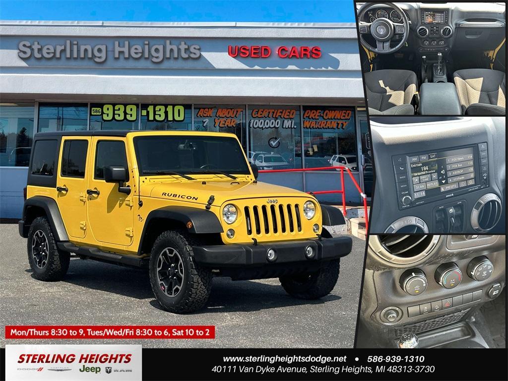 used 2015 Jeep Wrangler Unlimited car, priced at $18,995