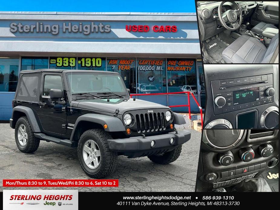 used 2012 Jeep Wrangler car, priced at $14,995