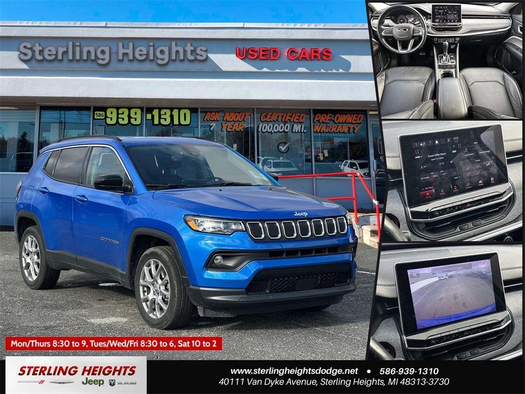 used 2022 Jeep Compass car, priced at $21,995
