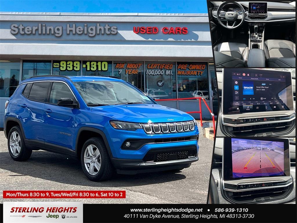 used 2022 Jeep Compass car, priced at $21,995