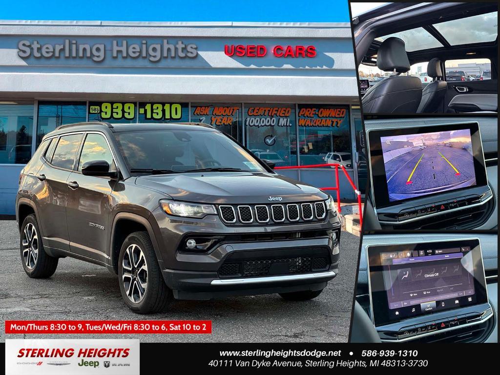 used 2023 Jeep Compass car, priced at $26,995