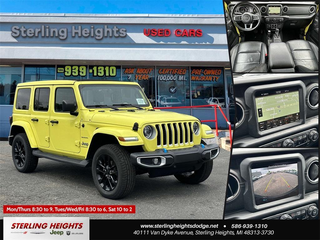 used 2023 Jeep Wrangler 4xe car, priced at $36,995