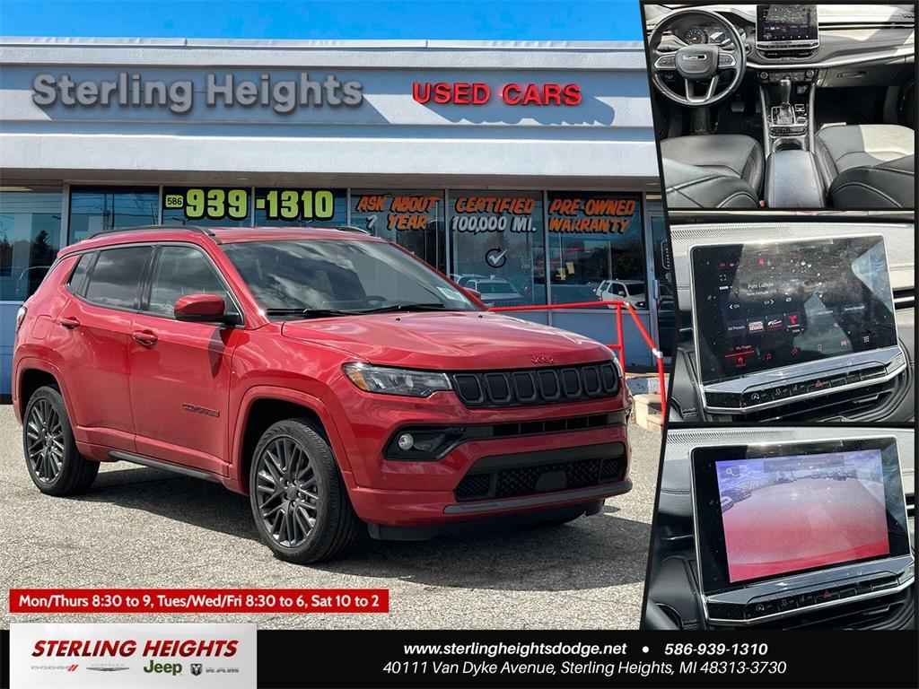 used 2022 Jeep Compass car, priced at $24,599