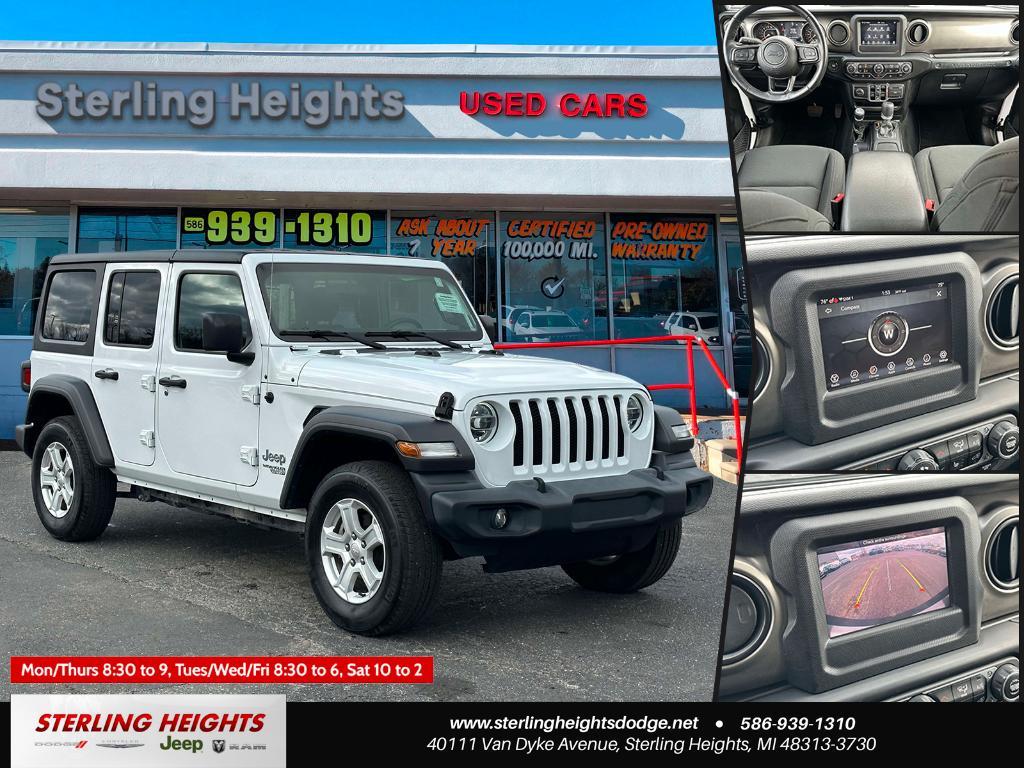 used 2021 Jeep Wrangler Unlimited car, priced at $31,995