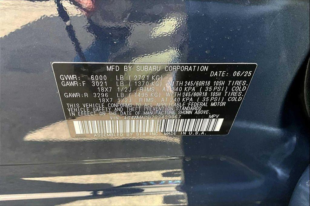 new 2025 Subaru Ascent car, priced at $37,963