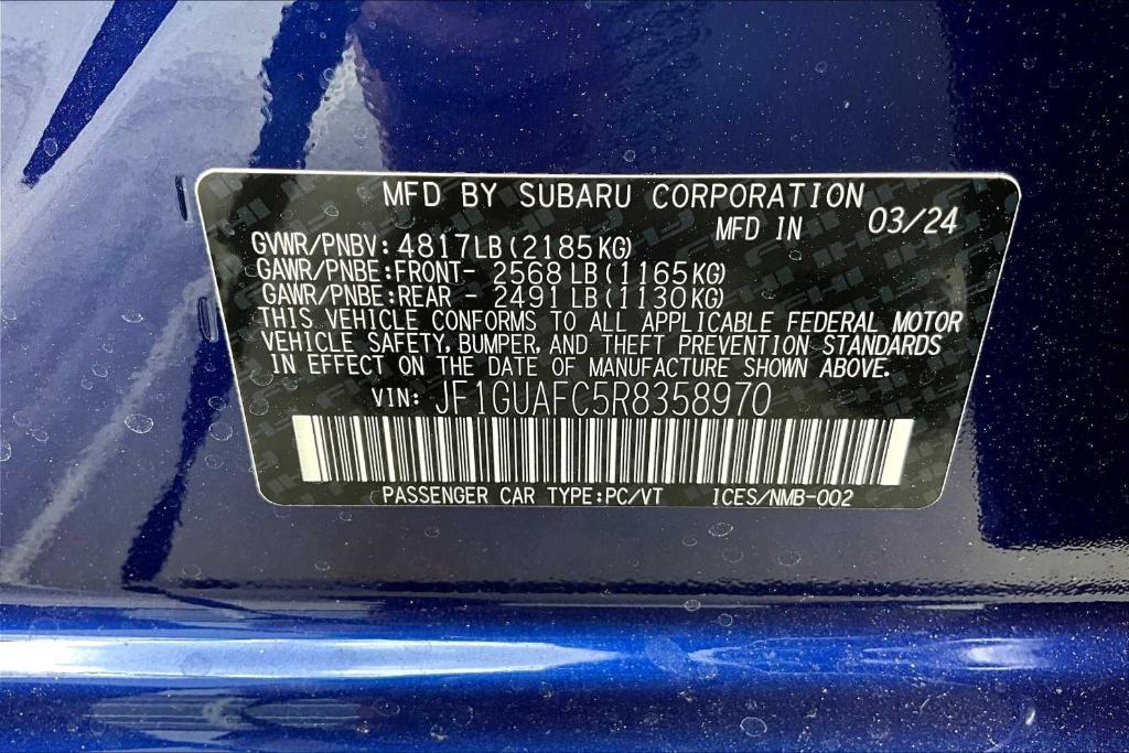 new 2024 Subaru Impreza car, priced at $24,574