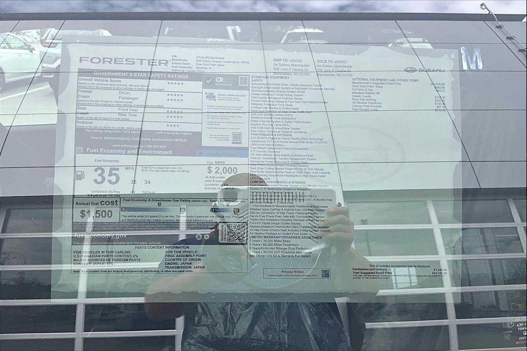 new 2025 Subaru Forester Hybrid car, priced at $39,644