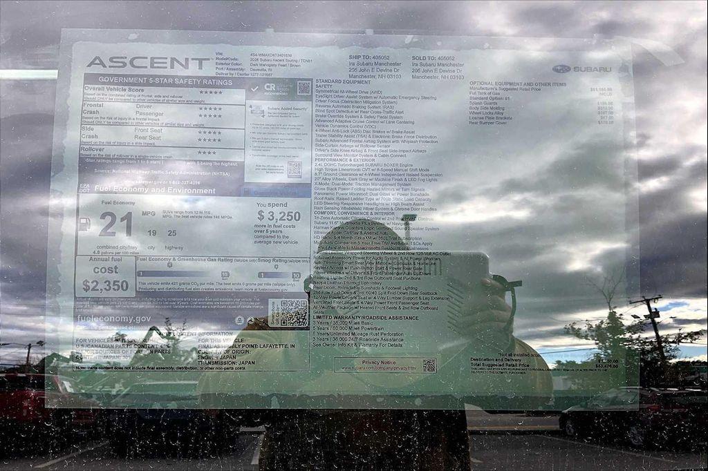 new 2026 Subaru Ascent car, priced at $53,476