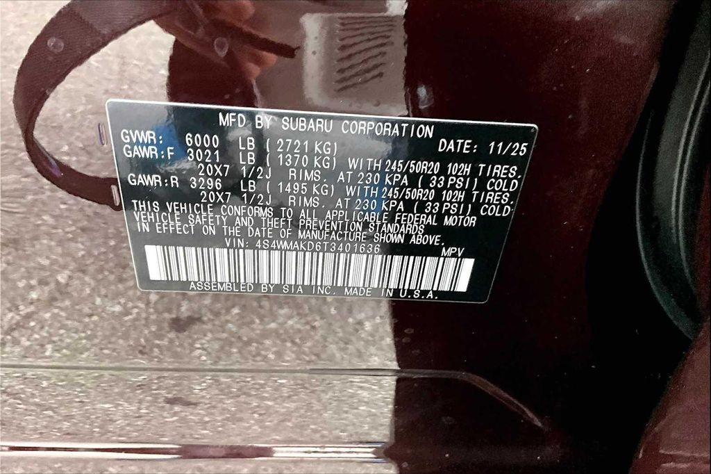 new 2026 Subaru Ascent car, priced at $53,476