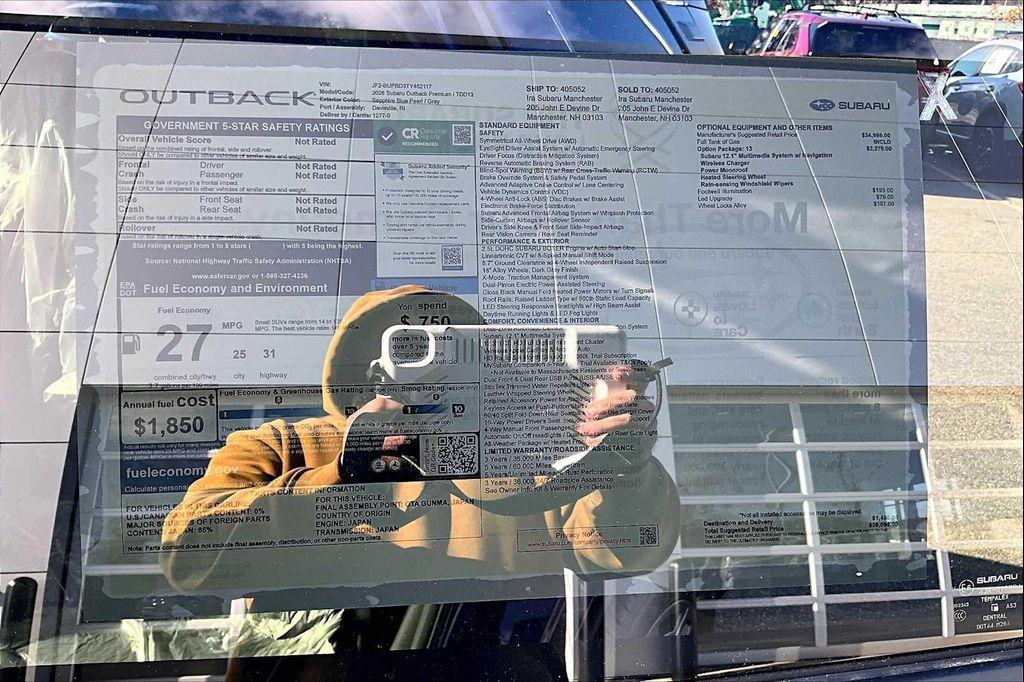 new 2026 Subaru Outback car, priced at $39,094