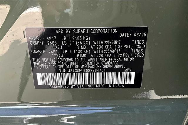new 2025 Subaru Crosstrek car, priced at $35,546