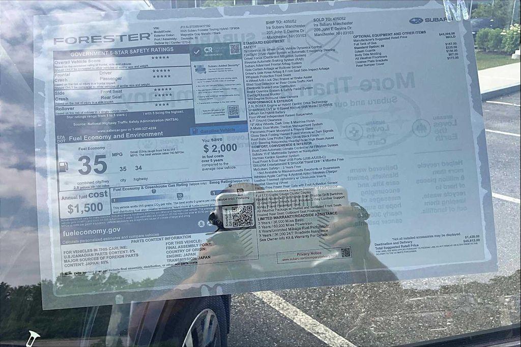 new 2025 Subaru Forester Hybrid car, priced at $41,902