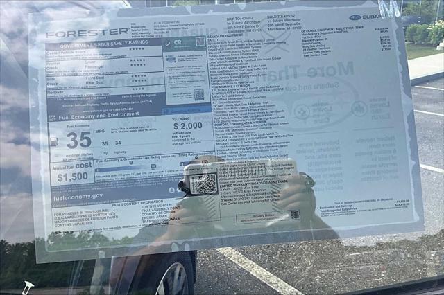 new 2025 Subaru Forester Hybrid car, priced at $42,901