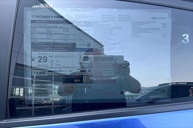 new 2025 Subaru Crosstrek car, priced at $30,431