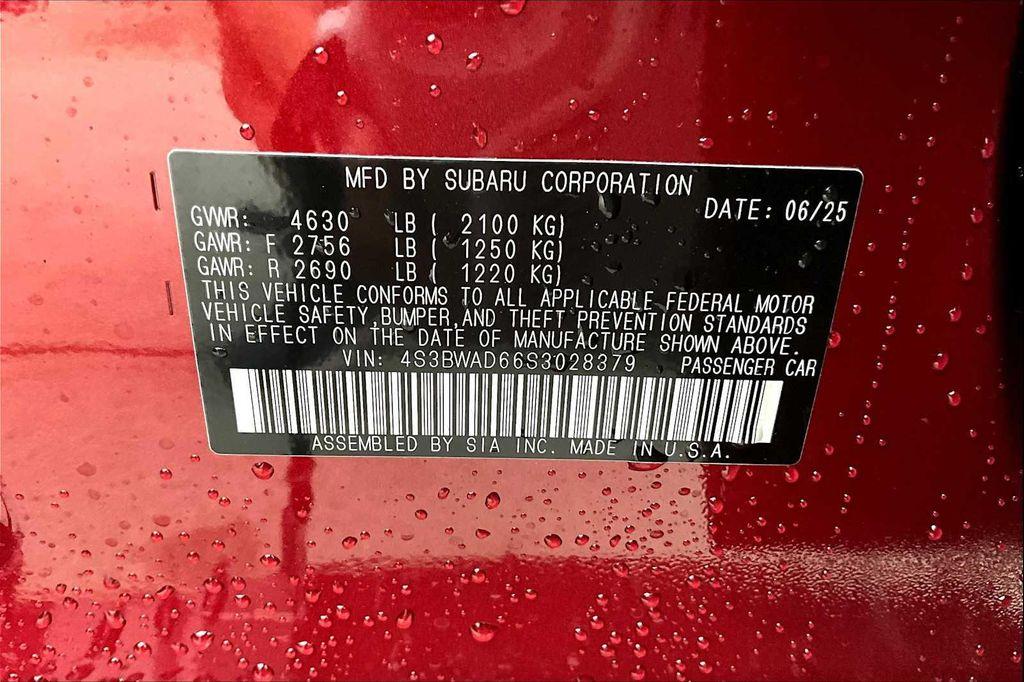 new 2025 Subaru Legacy car, priced at $29,019