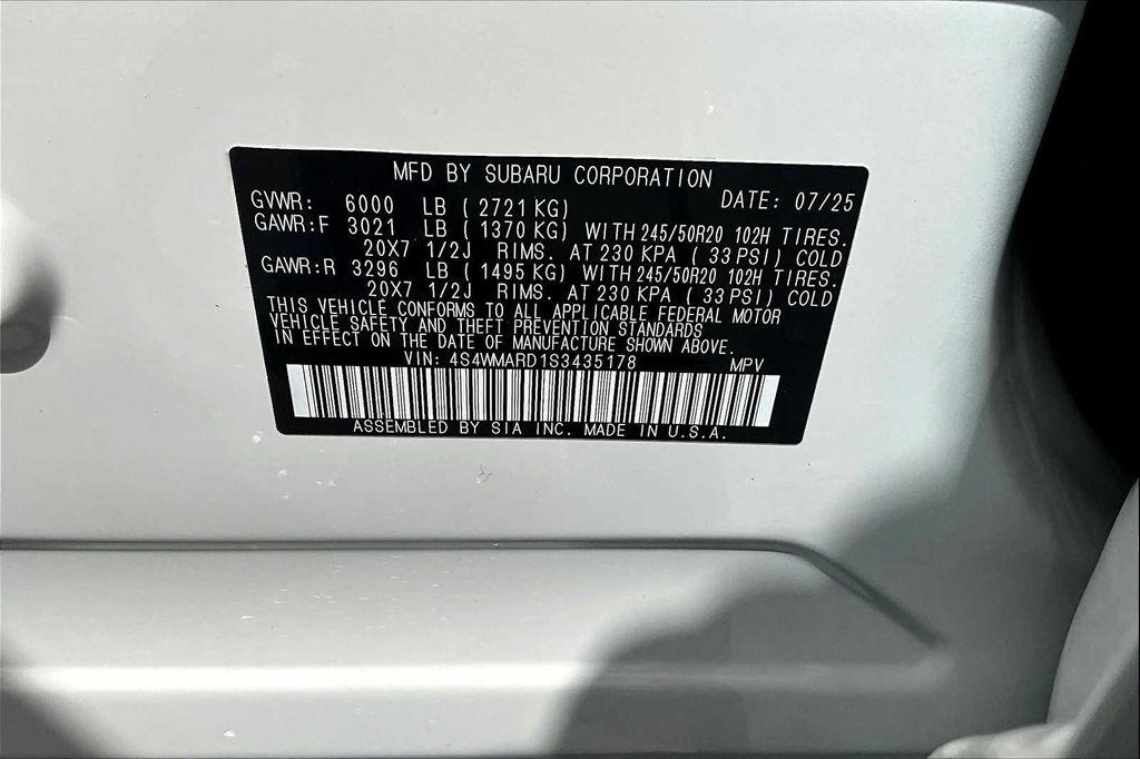 new 2025 Subaru Ascent car, priced at $50,262