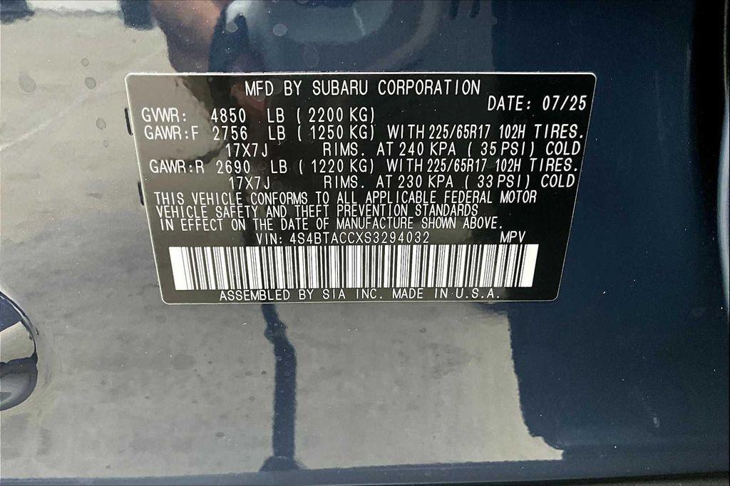 new 2025 Subaru Outback car, priced at $32,224