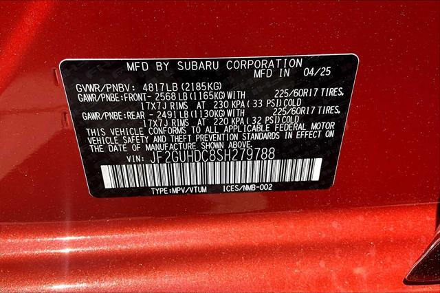 new 2025 Subaru Crosstrek car, priced at $30,688